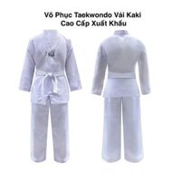 Võ phục quần áo Taekwondo cổ trắng