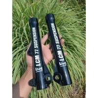 Vỏ phuộc xe Wave S110 Mod LCM 77 đen bóng