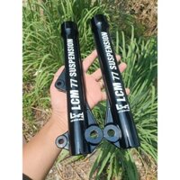 Vỏ phuộc xe Wave S110 Mod LCM 77 -SUSPENSION - màu đen bóng