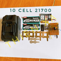 Vỏ pin 10 cell 21700 chân pin phổ thông đầy đủ phụ kiện ,mạch 80a-90a