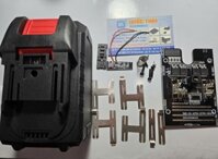 VỎ PIN MAKITA 5S 2P KÈM MẠCH BẢO VỆ PIN 21700 XẢ 120A (KÈM MẠCH BÁO DUNG LƯỢNG PIN)