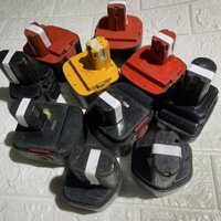 Vỏ pin máy khoan máy bắt vít hàng Nhật bãi nhiều hãng Hitachi, Makita, National....