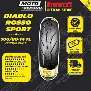 Vỏ Pirelli 100/80-14 Diablo Rosso Sport
