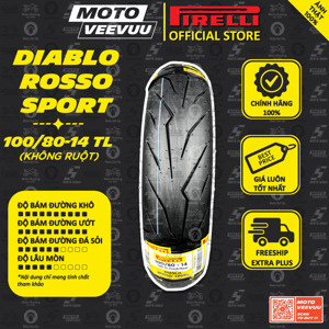 Vỏ Pirelli 100/80-14 Diablo Rosso Sport