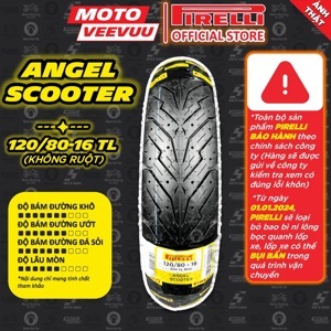 Vỏ Pirelli 120/80-16 Angel Scooter