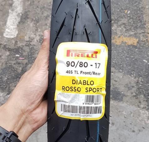 Vỏ Pirelli 90/80-17 Diablo Rosso Sport