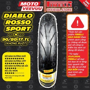 Vỏ Pirelli 90/80-17 Diablo Rosso Sport