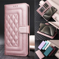 Vỏ PU Chất Lượng Cao Cho Huawei P Smart Z 2021 Y9 Prime P20 Lite P30 Pro Bao Da Lật Thời Trang Lưới Sáng Bóng Ví Nữ Dây Đứng Bao Khe Cắm Ảnh