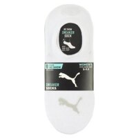 Vớ Puma Women's No Show Sneaker Socks - Set 8 đôi, White/Grey/Dark Grey