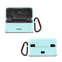 Vỏ sạc Vỏ bảo vệ cho micro DJI MIC MINI, thường xuyên Vỏ bảo vệ silicon chống trầy xước linh hoạt Vlog Micrô chống bụi với phụ kiện Carabiner