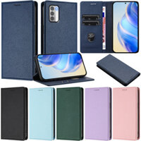 Vỏ Sang Trọng Cho Nokia G42 G310 G22 C12 C02 C32 C22 G21 G11 C300 G400 Litchi Ví Sách Mềm Da PU Khe Cắm Thẻ Da Bảo Vệ Da Flip Stand Cover