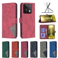 Vỏ Sang Trọng Cho Xiaomi Poco F6 Pro M6 Redmi 13 K70 Siêu Da Flip Case Ví Đựng Thẻ Bao