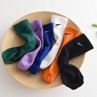 Vớ Set 10 đôi tất cao cổ trẻ em hoạt hình 1-12 tuổi Vớ ống giữa cho bé gái và bé trai Vớ bông mềm