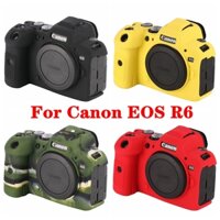 Vỏ silicon bảo vệ camera chống trầy xước cho Canon Eos R6