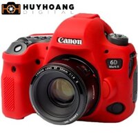 Vỏ silicon bảo vệ cho máy ảnh Canon 5D3 5DR 5DS 5D4 5DIV 6D 6DII 77D 750D 80D 800D - Canon 80D - Xanh Quân Đội