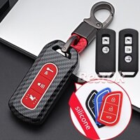 Vỏ Silicon Sợi Carbon Bọc Chìa Khóa Thông Minh Cho Xe Mô Tô Honda PCX ADV 150 Sh 125
