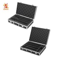 Vỏ Simhoa Vỏ Bảo Vệ Mic Không Dây Có Phụ Kiện Bọt Biển Hộp Đựng Xốp Hộp Bảo Quản Cho Du Lịch