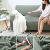 Vỏ sofa dày đàn hồi đa năng bọc ghế sofa màu trơn 1 2 3 4 chỗ sofa bìa