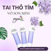 VỎ SON DƯỠNG MINI (TAI THỎ - TÍM)