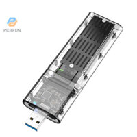 Vỏ SSD Pcbfun M2 M.2 Sang USB 3.0 5Gbps Vỏ SSD Tốc Độ Cao Cho SATA M.2 Cho NGFF SSD 2242 2260 2280 Bộ Chuyển Đổi Thẻ