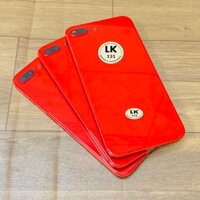 Vỏ sườn cạnh vuông 8Plus đỏ RED ( nút phím khe sim đầy đủ )