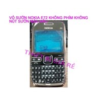 VỎ SƯỜN NOKIA E72 KHÔNG PHÍM KHÔNG NÚT SƯỜN MÀU NÂU