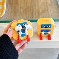 Vỏ tai nghe Monster dễ thương AirPods 4 pro Vỏ bảo vệ thứ 2, Vỏ cứng silica gel chống sốc thế hệ AirPods 3 2