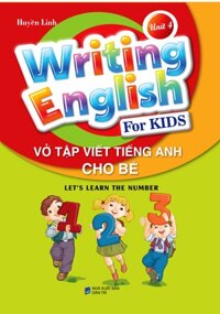 Vở Tập Viết Tiếng Anh Cho Bé - Writing English for Kids - Unit 4