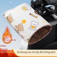 Vỏ tay cầm xe máy điện Mùa đông Chống gió Chống nước Ấm chống gió Chống lạnh【giao hàng ngay lập tức】