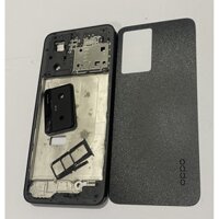 .Vỏ thay thế điện thoại Oppo A57-2022 (4g) full bộ có luôn khay sim và kính camera sau