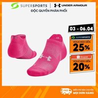 Vớ Thể Thao Under Armour Dry™ Run No Show (1 Đôi) - Hồng  - 1361164-695