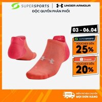 Vớ Thể Thao Under Armour Dry™ Run No Show (1 Đôi) - Cam  - 1361164-629
