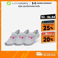 Vớ Thể Thao Under Armour Essential Ultra Low Tab (3 Đôi) - Xám  - 1382613-014