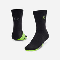 Vớ Thể Thao Under Armour Playmaker Mid - Đen