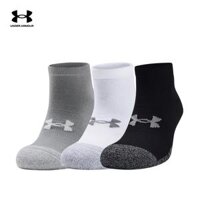 Vớ thể thao unisex Under Armour Heatgear Locut - 1346753-035 - Steel - XL