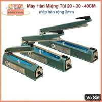 Vỏ thép- Máy hàn miệng túi dập tay 20cm 30cm 40cm Papatools Máy hàn túi nilon bọc nilon