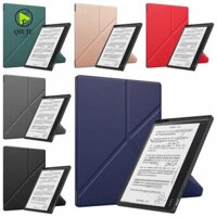 Vỏ thông minh QIUJU, Chân đế có thể gập lại Chống mài mòn 10,3 inch E-Reader, Da chất lượng cao Chống sốc tự động ngủ / Wake Folio Cover cho Kobo Elipsa 2E