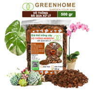 Vỏ thông newzita, Greenhome, bao 500gr, nhiều size, đã qua xử lý, trồng lan, kiểng lá, rãi bề mặt chậu cây - VỎ THÔNG 500GR 3CM