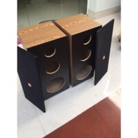 VỎ THÙNG LOA 2 TẤC ( BASS 20 ) 3 ĐƯỜNG TIẾNG - GIÁ 1 ĐÔI  TẶNG KÈM BÔNG TIÊU ÂM