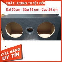 Vỏ thùng loa bass 16 cm - 1 tấc 6  làm sub kép hoặc loa full - SUB ô tô