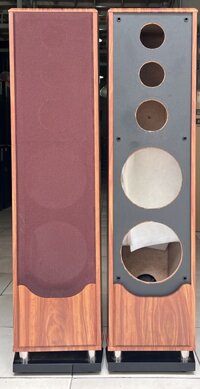 Vỏ thùng loa cây loa đứng loa sử dụng 2 bass 20 cm, 2 loa chép, 1 loa mid Hải Triều hàng chính hãng 1 cặp