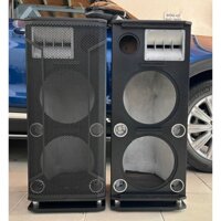 Vỏ thùng loa đứng full đôi 30 thùng sơn 2 bass 30 và 1 loa mid 11,5 và 1 chép kèn họng Array ( 1 cặp)