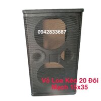 Vỏ Thùng Loa Kéo 20 Đôi Mạch 15X35 Và Mạch K10