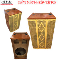 VỎ THÙNG LOA KÉO 4 TẤT ĐƠN - SƠN BÓNG ( hết hàng )