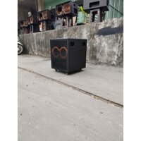 vỏ thùng loa kéo 40 đơn 2 trung 2 trep mạch 19x38 mẫu lùn cực gọn