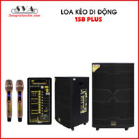 VỎ THÙNG LOA KÉO DI ĐỘNG BASS 40 158 PLUS - ĐEN
