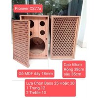 VỎ THÙNG LOA NHẬT CS77A NHẬP KHẨU THÁI LAN - GIÁ 2 CHIẾC ĐỦ PHỤ KIỆN