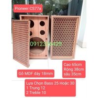 VỎ THÙNG LOA NHẬT PIONEER CS77A NHẬP KHẨU THÁI LAN - GIÁ 2 CHIẾC ĐỦ PHỤ KIỆN