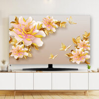 Vỏ Tivi Vỏ Bụi Tivi 32-75 Inch LCD LED Màn Hình Hiển Thị TV Bìa Tranh Trang Trí Bảo Vệ Màn Hình Tivi Treo Nhà Máy Tính Để Bàn Màn Hình Cong Che Bụi Vỏ Trang Trí Nghệ Thuật
