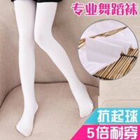Vớ trẻ em mỏng mùa xuân hè, tất quần tất cho bé gái, tất trắng thuần khiết, tất tập nhảy, tất tập bán buôn
